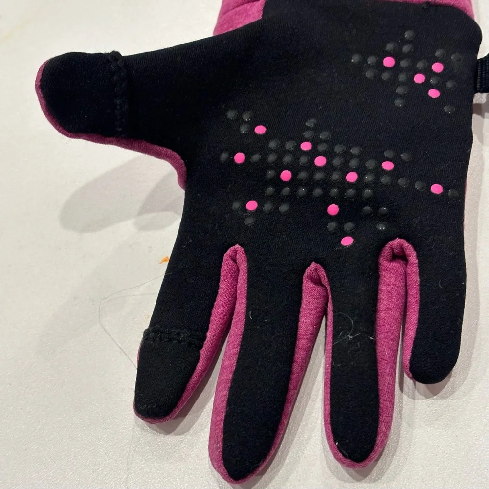 Head kids pink touchscreen gloves size M